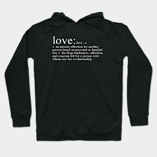 love definition Hoodie